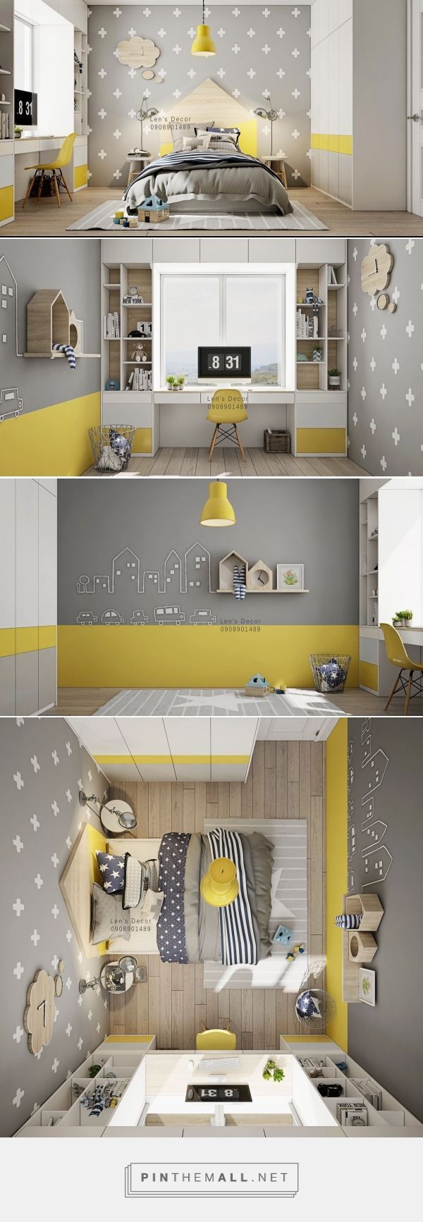 Yellow Kids’ Rooms: How To Use & Combine Bright Decor