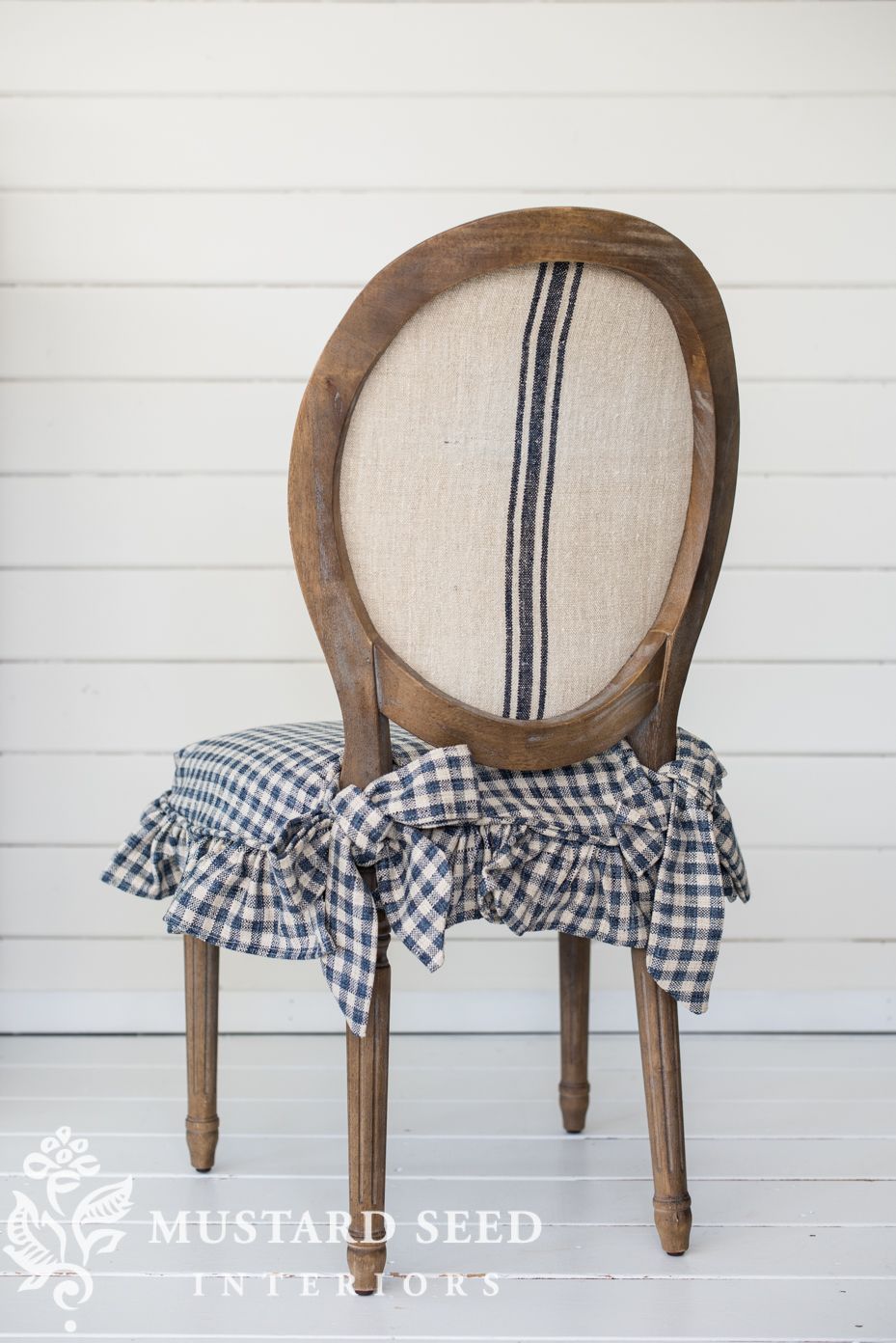 dining chair slipcover tutorial (updated) - Miss Mustard Seed