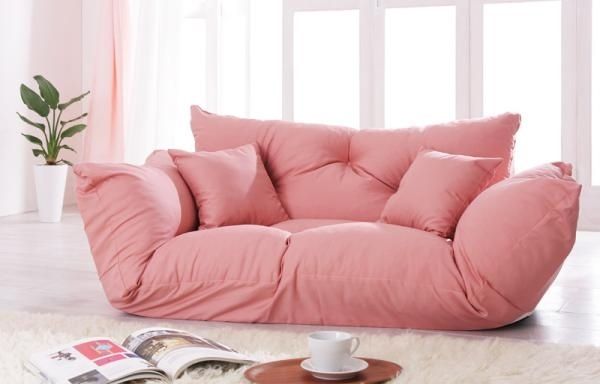 floor couch design ideas teen girl bedroom furniture pink couch white carpet