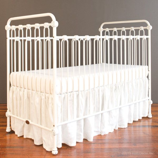 joy baby crib distressed white