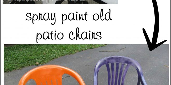 spray paint plastic chairs – dekorationcity.com