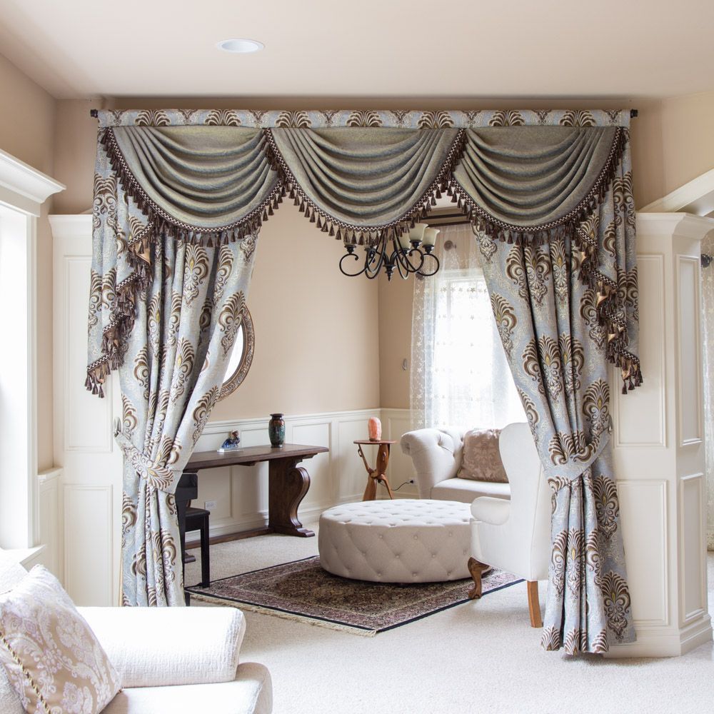 [www.celuce.com] - customize curtains online - swag valance - Victorian style Da...