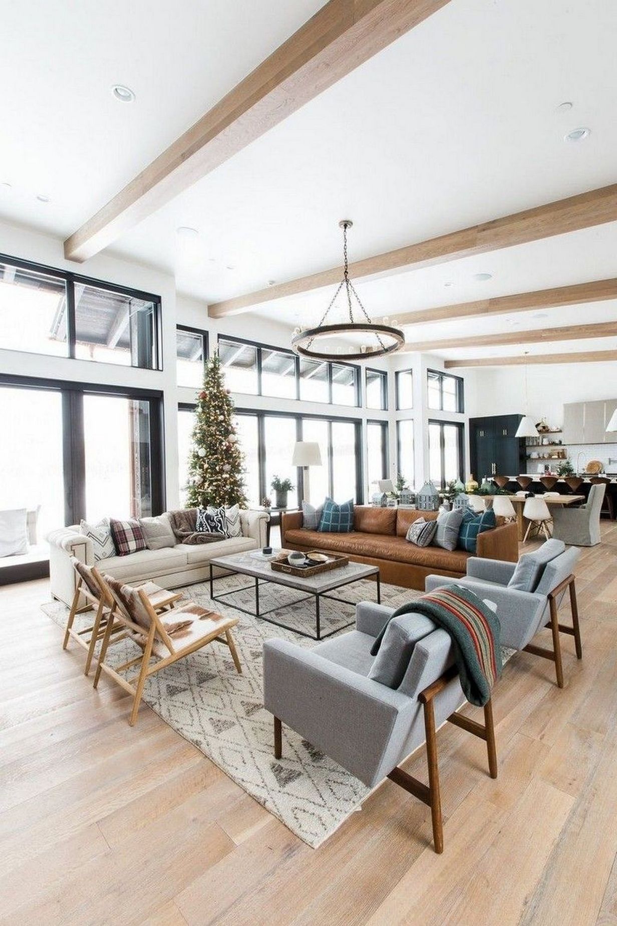 💘 42 Contemporary And Comfortable Living Room Design Inspiration Ideas 9