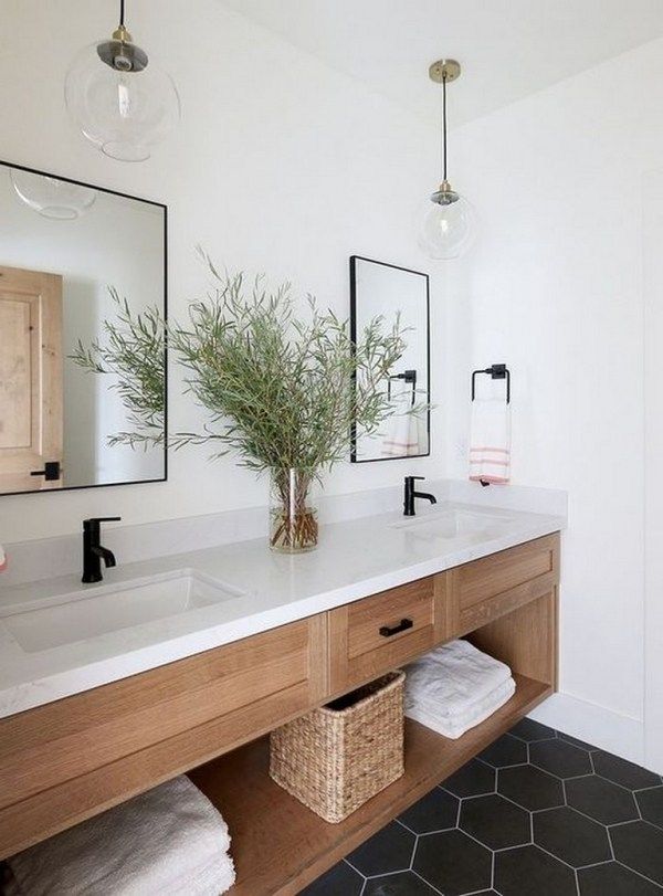 📣 92 Best Of Modern Farmhouse Bathroom Vanity Decoration Ideas-5816