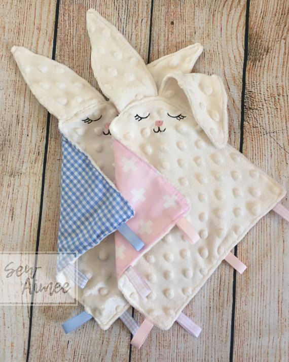 Bunny Taggie Easter Bunny Taggy Baby comforter Sensory Toy | Diy .