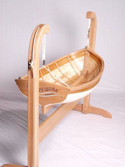 Traditional boat builders baby cradle - by Deckerpair .