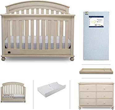 Amazon.com: Baby Nursery Furniture Set | Simmons Kids 6 Piece .