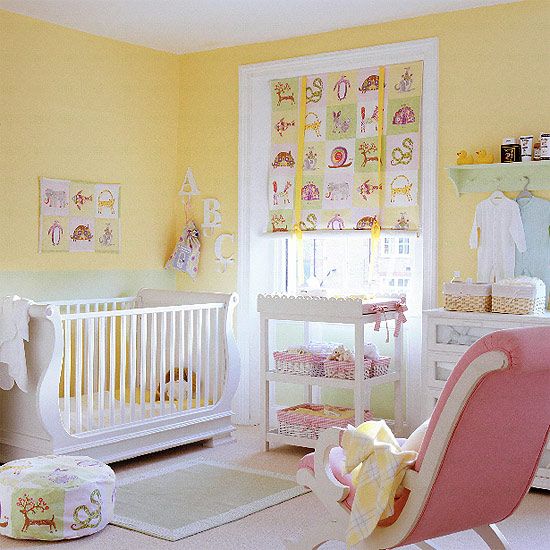 Nursery decorating ideas – Nursery furniture – Nursery wallpaper .