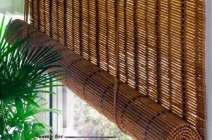 Bamboo curtains for window coverings in home interior | Raimund .