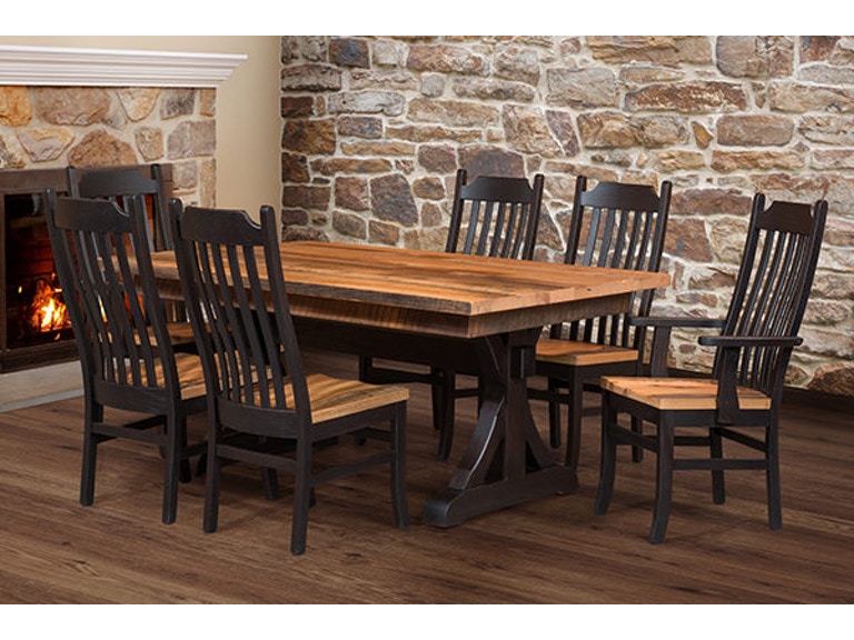Urban Barnwood Furniture Amish-Made Dinning Room Set Croft1 .
