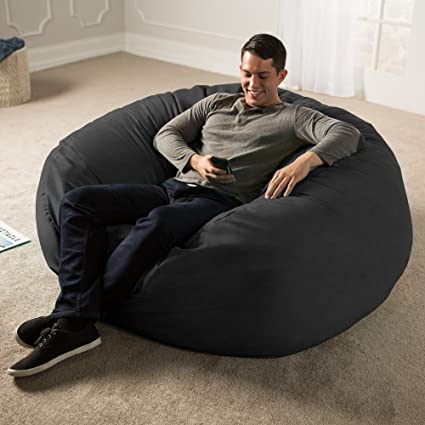 Amazon.com: Jaxx 5 Foot Saxx - Big Bean Bag Chair for Adults .