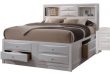 Acme Ireland Full Bed with Storage, White - Walmart.com - Walmart.c
