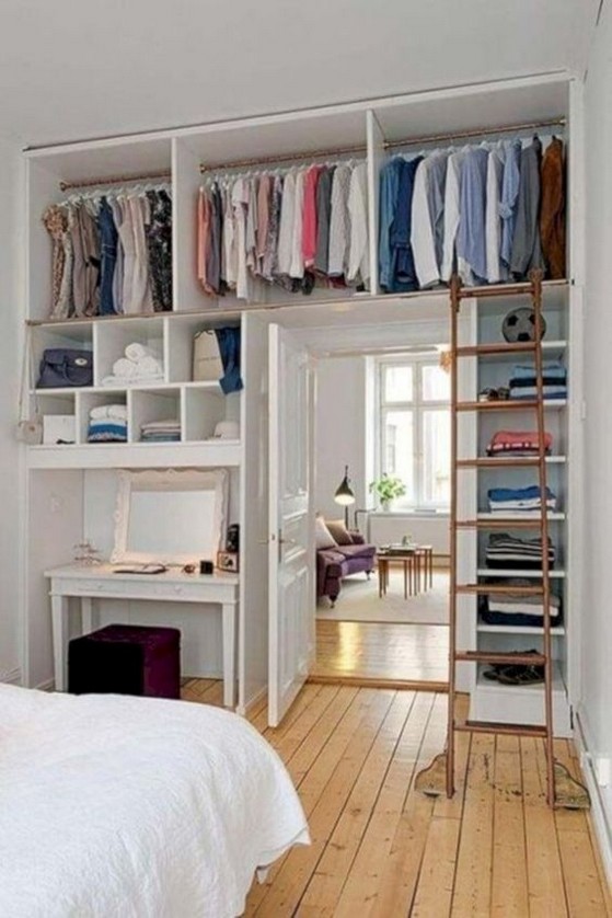 77 cute diy bedroom storage design ideas for small spaces 3 .
