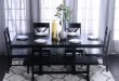 Walker Edison Furniture Company 6-Piece Traditional Wood Dining .