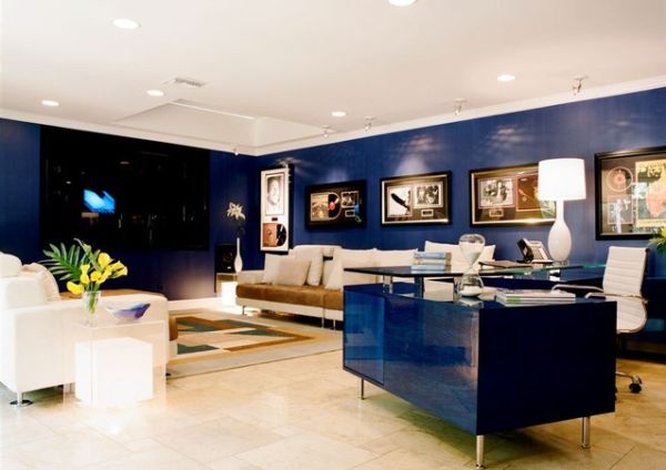 Cool Blue Living Room Ide