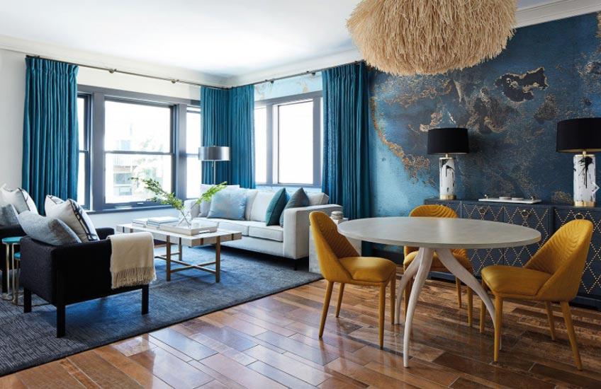 12 Incredible Blue Living Room Colour Scheme Ideas | LuxDeco.c