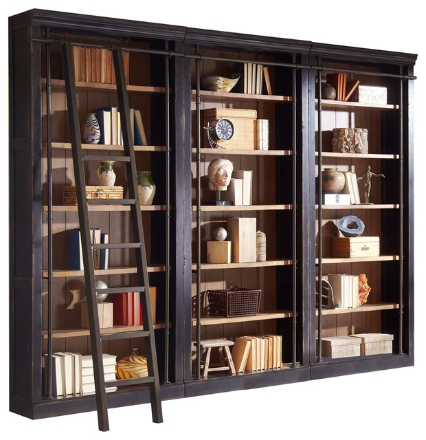 Martin Furniture Toulouse 3 Bookcase Wall - Transitional .