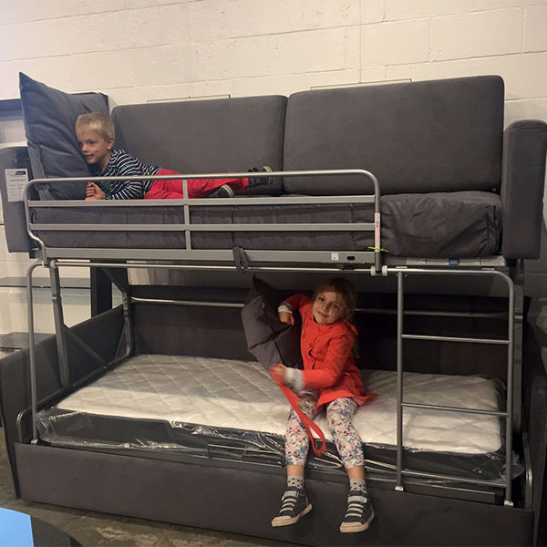 Double Level Bunk Bed “Coupe” by Suinta, Spain(#703872 FLOOR MODEL .