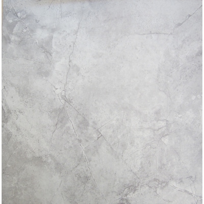 Chilo Gray 18-in x 18-in Glazed Ceramic Stone Look Floor Tile at .