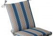 Outdoor Chair Cushion - Blue/Beige Stripe : Targ