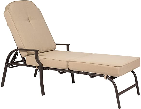 Amazon.com : Best Choice Products Adjustable Outdoor Chaise Lounge .