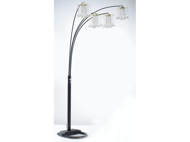 Acme Furniture Lamps and Lighting Chandelier Floor Lamp 03730BK .