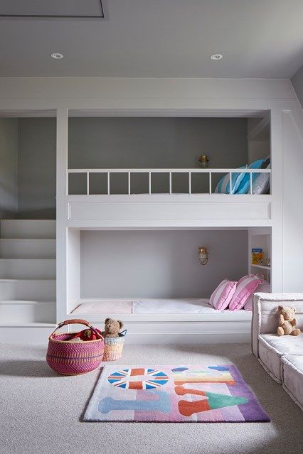 Kids' bedroom ideas | Bunk beds built in, Kids bedroom designs .