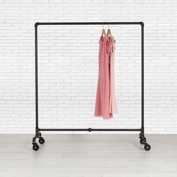 Clothes Rack Pipe Rolling Clothing Rack Garment Rack | Et