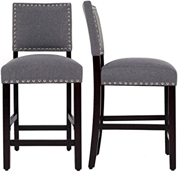 Amazon.com: DAGONHIL 24 Inches Counter Height Bar Stools with .