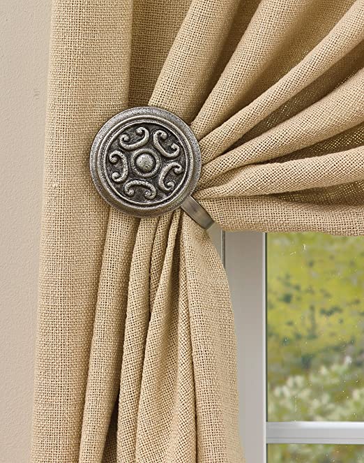 Amazon.com: Park Designs Antique Doorknob Curtain Tie Backs: Home .