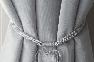 Who knew a tie back could be so gorgeous? This heart shaped one is .