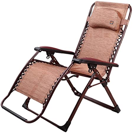 Amazon.com : Recliners Deck Chairs Balcony Metal Folding Nap Chair .