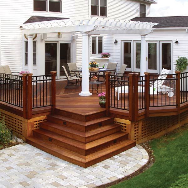 20 Beautiful Wooden Deck Ideas For Your Home | Patio deck designs .