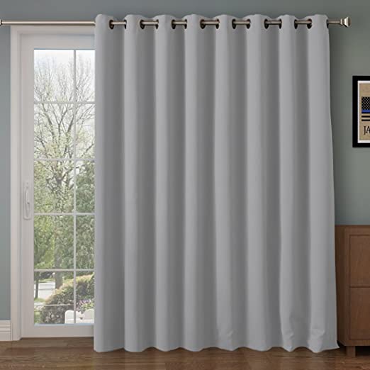 Amazon.com: RHF Function Curtain-Wide Thermal Blackout Patio Door .