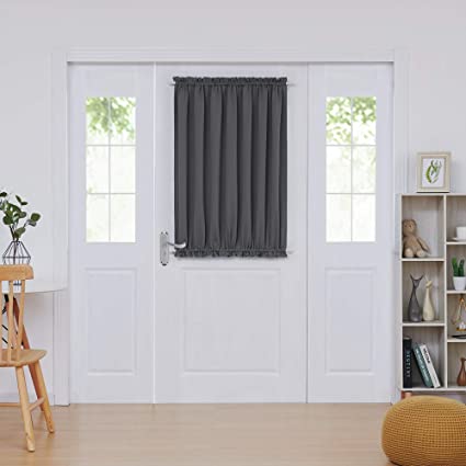 Amazon.com: Deconovo Door Curtains Thermal Insulated Blackout .