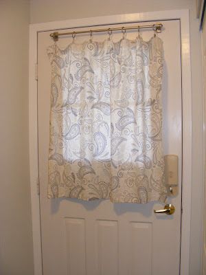 DIY by MRC: Entryway upgrade: Front door curtains | Curtain for .