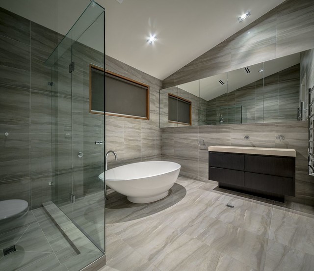 Design Rouge - Ensuite / Bathrooms - Contemporary - Bathroom .