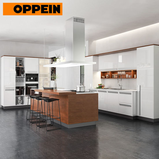 China Oppein Fitted Kitchens Ready to Assemble Display Kitchen .