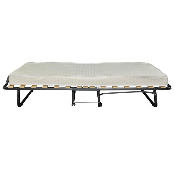 Linon Home Decor Luxor Folding Bed with Memory Foam 352STD-01-AS .