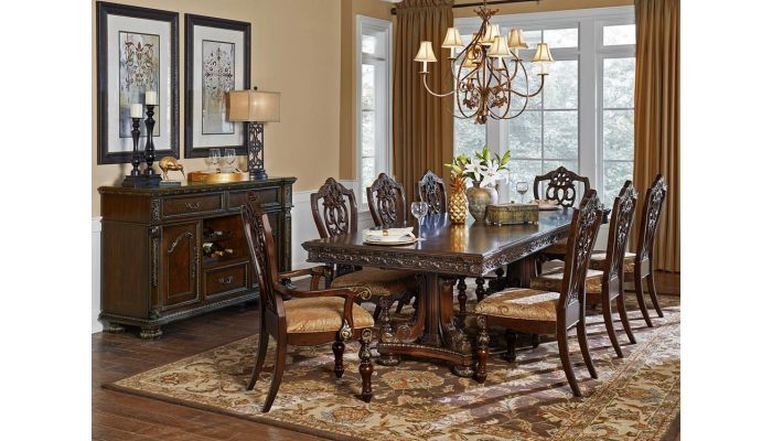 Pecardo Traditional Style Formal Dining Room S