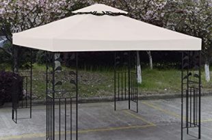 Amazon.com: GH 10' X 10' Gazebo Replacement Canopy Top Cover .