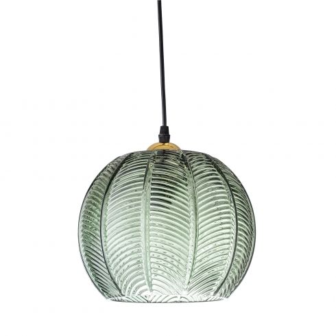 Bloomingville Green Glass Pendant Lamp | Pendant ceiling lamp .