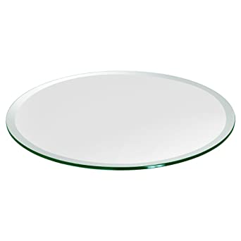Amazon.com: Glass Table Top: 30" Round, 3/8" Thick, Beveled Edge .