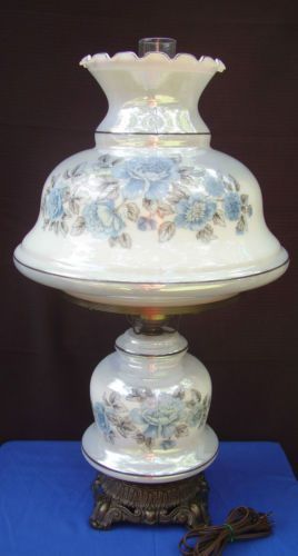 Vintage Hurricane Lamps Glass | Vintage Electric Hurricane Glass .