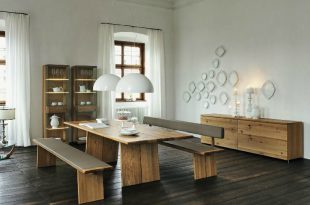 Wooden furniture in a Contemporary Setti