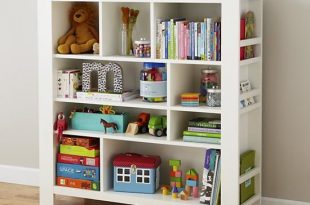 Kids' Bookcase: Kids White Compartment Cubby Bookcase in Bookcases .