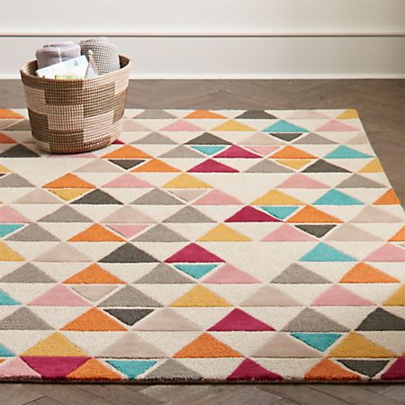 Totally Triangular Kids Rug | Crate and Barr