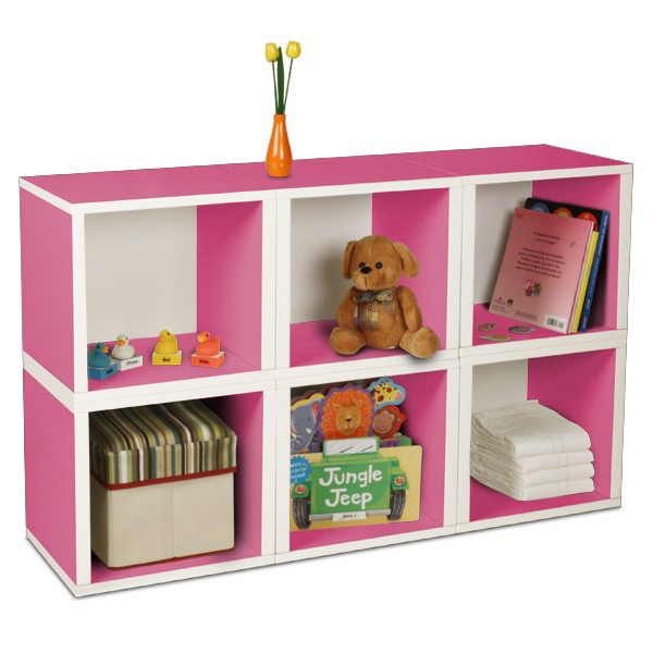 Storage Pink Cubes for the Kids Ro
