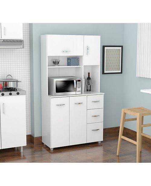 Inval America Kitchen Storage Cabinet & Reviews - Furniture - Macy