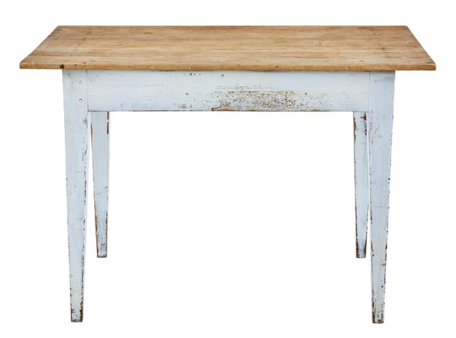 Antique Swedish Pine Kitchen Table for sale at Pamo